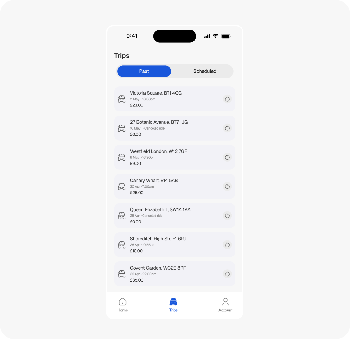 UI screen design 9